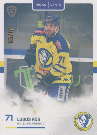 Rob Luboš 25-26 GOAL Cards Maxa liga Rainbow #PRE-27