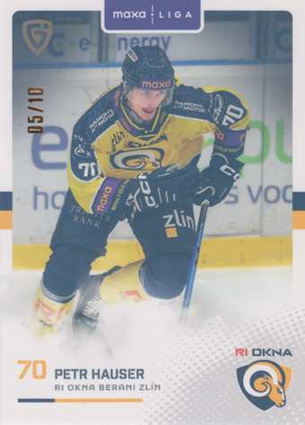 Hauser Petr 25-26 GOAL Cards Maxa liga Rainbow #ZLI-21