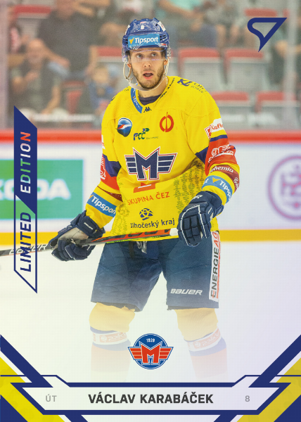 Karabáček Václav 21-22 Tipsport Extraliga Blue #369