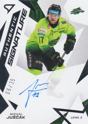 Juščák Michal 25-26 Tipsport Liga Authentic Signature Level 2 #SL2-MJ