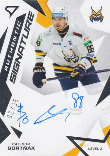 Bortňák Dalibor 25-26 Tipsport Liga Authentic Signature Level 2 #SL2-DB