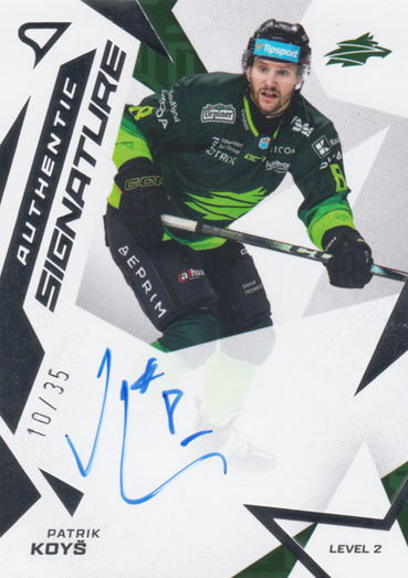 Koyš Patrik 25-26 Tipsport Liga Authentic Signature Level 2 #SL2-PK