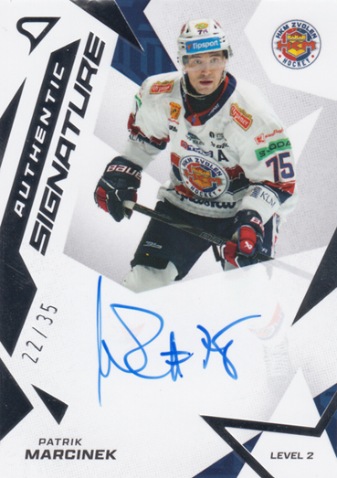Marcinek Patrik 25-26 Tipsport Liga Authentic Signature Level 2 #SL2-PM