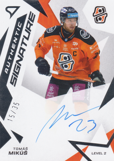 Mikúš Tomáš 25-26 Tipsport Liga Authentic Signature Level 2 #SL2-TM