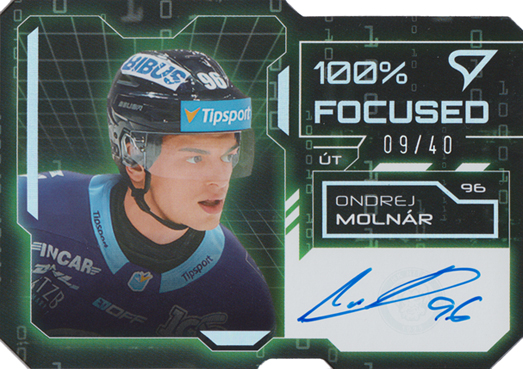 Molnár Ondrej 25-26 Tipsport Liga 100% Focused Green Auto #FSS-OM