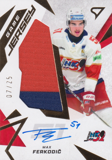 Ferkodič Max 25-26 Tipsport Liga Game Jersey Auto #GJS-MF
