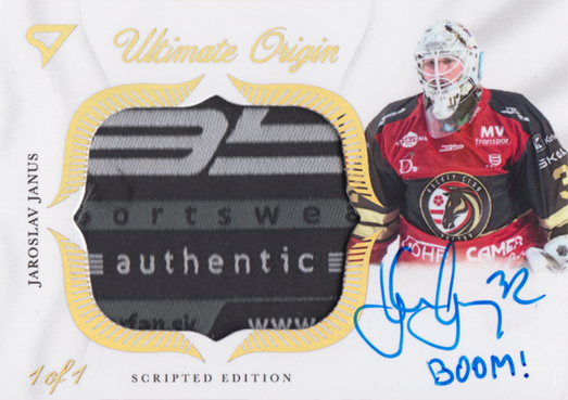 Janus Jaroslav 25-26 Tipsport Liga Ultimate Origin Scripted Edition #UOS-JJ