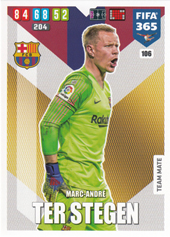Ter Stegen Marc-André 19-20 Panini Adrenalyn XL FIFA 365 #106