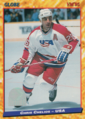Chelios Chris 1995 Semic Globe #107