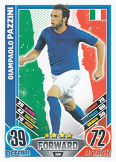 Pazzini Giampaolo 2012 Topps Match Attax England #108