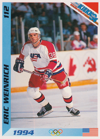 Weinrich Eric 1994 Finnish Jää Kiekko #112