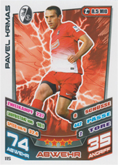 Krmaš Pavel 13-14 Topps Match Attax BL #115