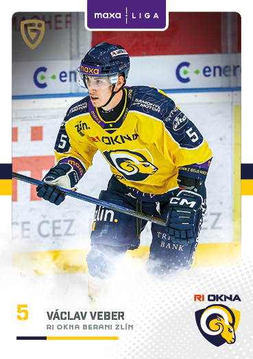 Veber Václav 25-26 GOAL Cards Maxa liga #ZLI-08
