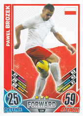 Brożek Paweł 2012 Topps Match Attax England #116
