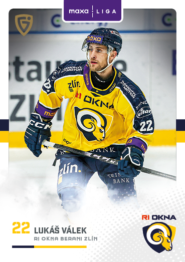 Válek Lukáš 25-26 GOAL Cards Maxa liga #ZLI-09