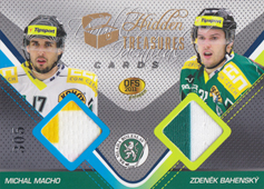 Macho Bahenský 2016 Hidden Treasures OFS Premium 2011 Double Jersey Identical Cards #J-14
