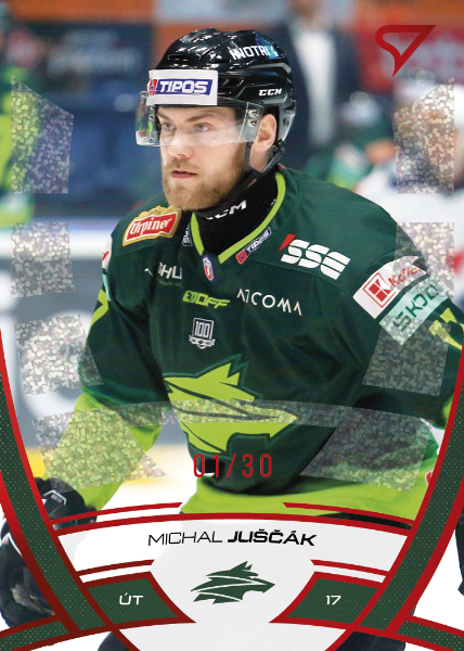 Juščák Michal 24-25 Tipos Extraliga Red #323