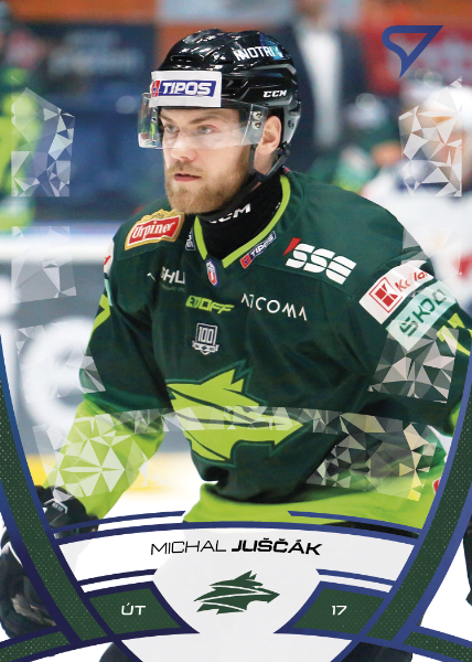 Juščák Michal 24-25 Tipos Extraliga Blue #323