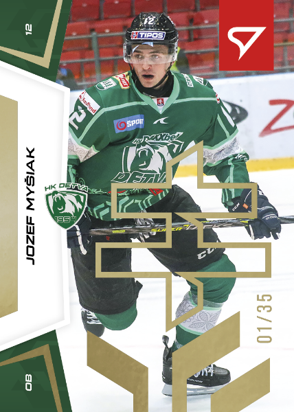 Myšiak Jozef 24-25 Slovenská hokejová liga Gold #129