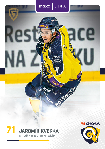 Kverka Jaromír 25-26 GOAL Cards Maxa liga #ZLI-13