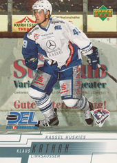 Kathan Klaus 00-01 Upper Deck DEL #126