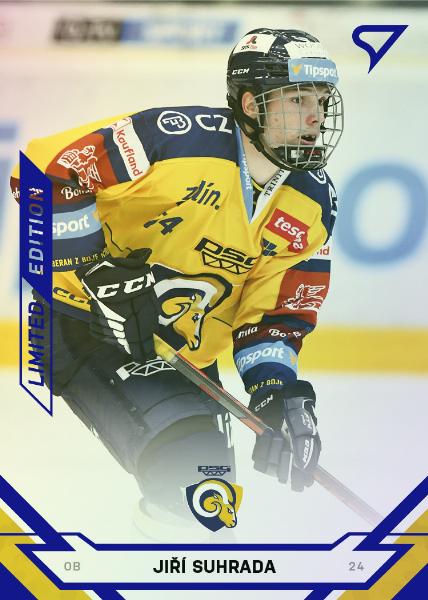 Suhrada Jiří 21-22 Tipsport Extraliga Blue #222