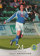 Andersson Johan 2004 The Card Cabinet Allsvenskan #135