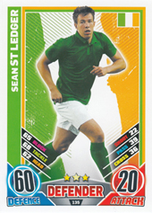 St. Ledger Sean 2012 Topps Match Attax England #135