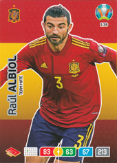 Albiol Raúl 2020 Panini Adrenalyn XL EURO #138