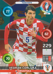 Ćorluka Vedran 2016 Panini Adrenalyn XL EURO #139