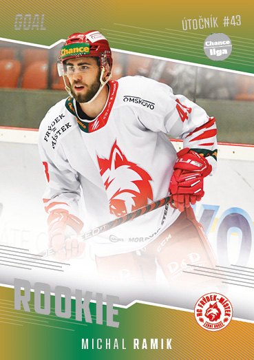Ramik Michal 22-23 GOAL Cards Chance liga Rookie #RO-14