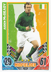 McGeady Aiden 2012 Topps Match Attax England #140
