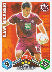 Micanski Ilian 10-11 Topps Match Attax BL #141