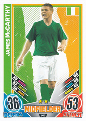 McCarthy James 2012 Topps Match Attax England #143