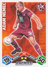 Nemec Adam 10-11 Topps Match Attax BL #143