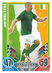 Walters Jonathan 2012 Topps Match Attax England #145