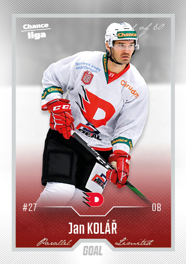 Kolář Jan 22-23 GOAL Cards Chance liga Silver #146