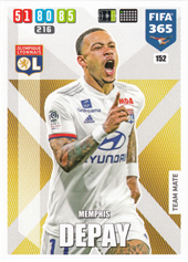 Depay Memphis 19-20 Panini Adrenalyn XL FIFA 365 #152