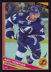 Thompson Nate 13-14 O-Pee-Chee Black Rainbow #249
