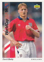 Batty David 1993 UD World Cup 94 Preview EN/DE #160