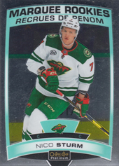 Sturm Nico 19-20 O-Pee-Chee Platinum Marquee Rookies #163