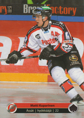 Kuparinen Matti 08-09 Cardset #165