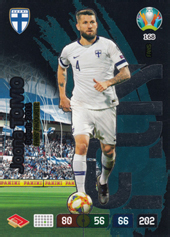 Toivio Joona 2020 Panini Adrenalyn XL EURO Fans Favourite #168