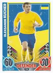 Kucher Oleksandr 2012 Topps Match Attax England #178
