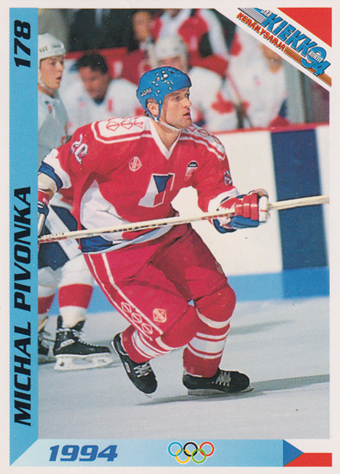 Pivoňka Michal 1994 Finnish Jää Kiekko #178