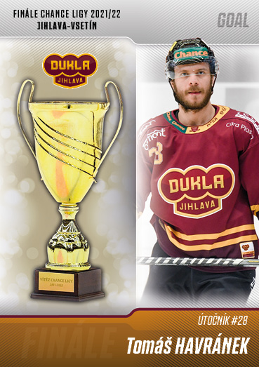 Havránek Tomáš 22-23 GOAL Cards Chance liga Finále 2022 #FJ-18