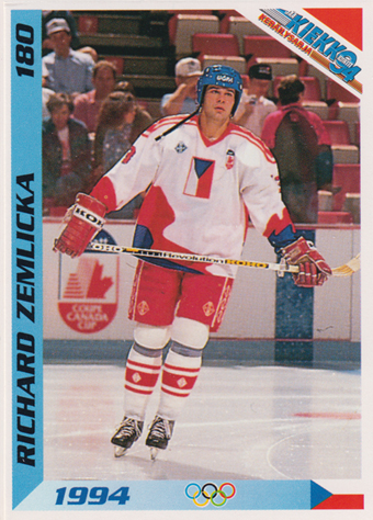 Žemlička Richard 1994 Finnish Jää Kiekko #180