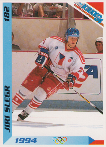 Šlégr Jiří 1994 Finnish Jää Kiekko #182