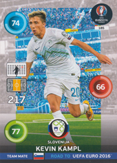 Kampl Kevin 2016 Panini Adrenalyn XL Road to EURO #185