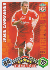 Carragher Jamie 09-10 Topps Match Attax PL #186
